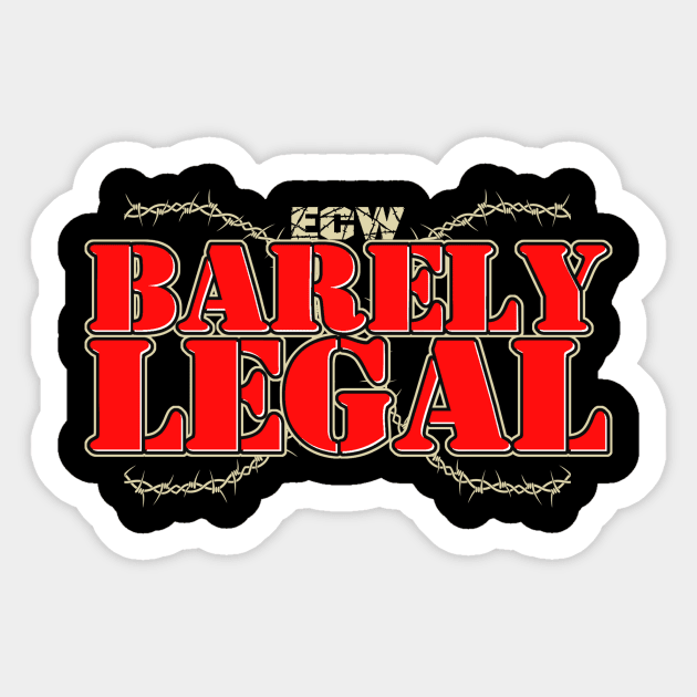 Extreme Barely Legal Sticker by EvoComicsInc